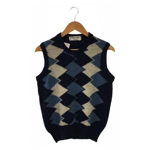 Pre-owned Givenchy Vest In Navy