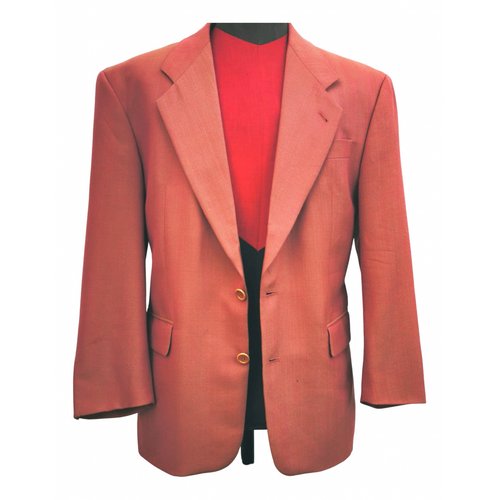 Pre-owned Hugo Boss Wool Vest In Red