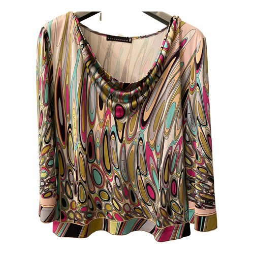 Pre-owned Dorothee Schumacher Silk T-shirt In Multicolour