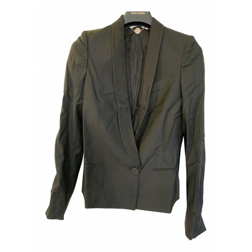 Pre-owned Stella Mccartney Wool Suit Jacket In Black