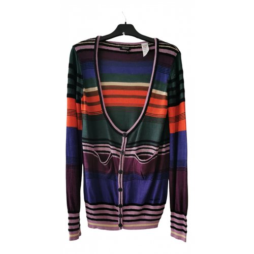 Pre-owned Miss Sixty Wool Cardigan In Multicolour