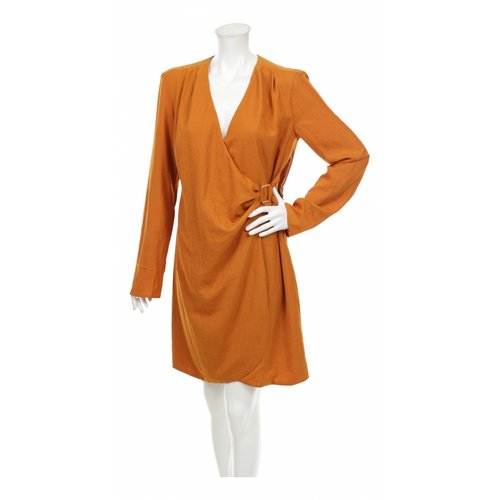 Pre-owned Patrizia Pepe Mid-length Dress In Orange