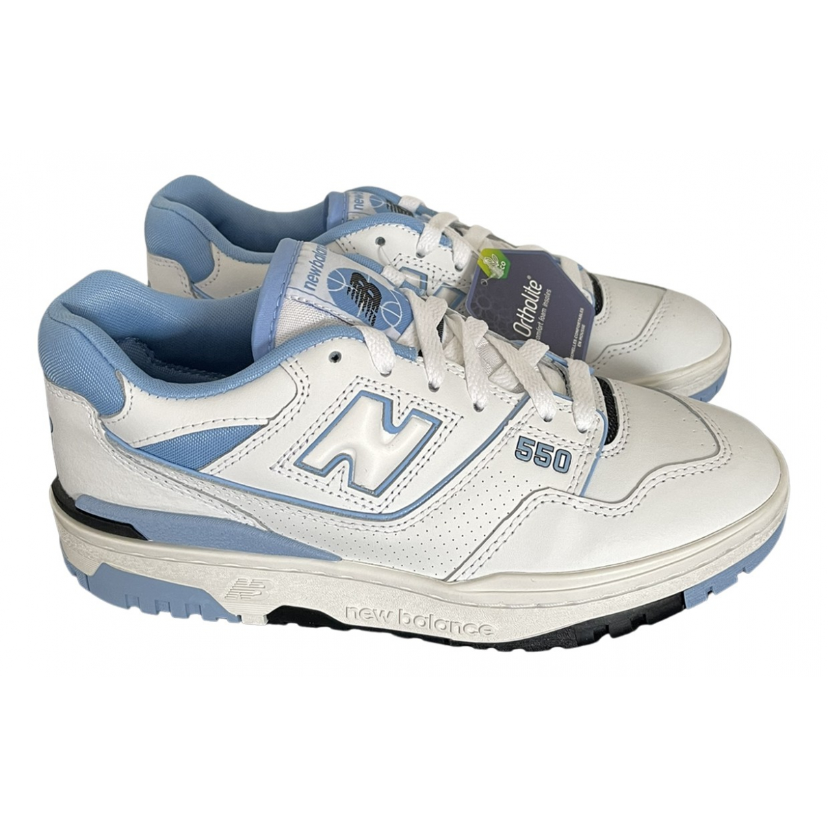 Balance 550 Leather Trainers In Blue 