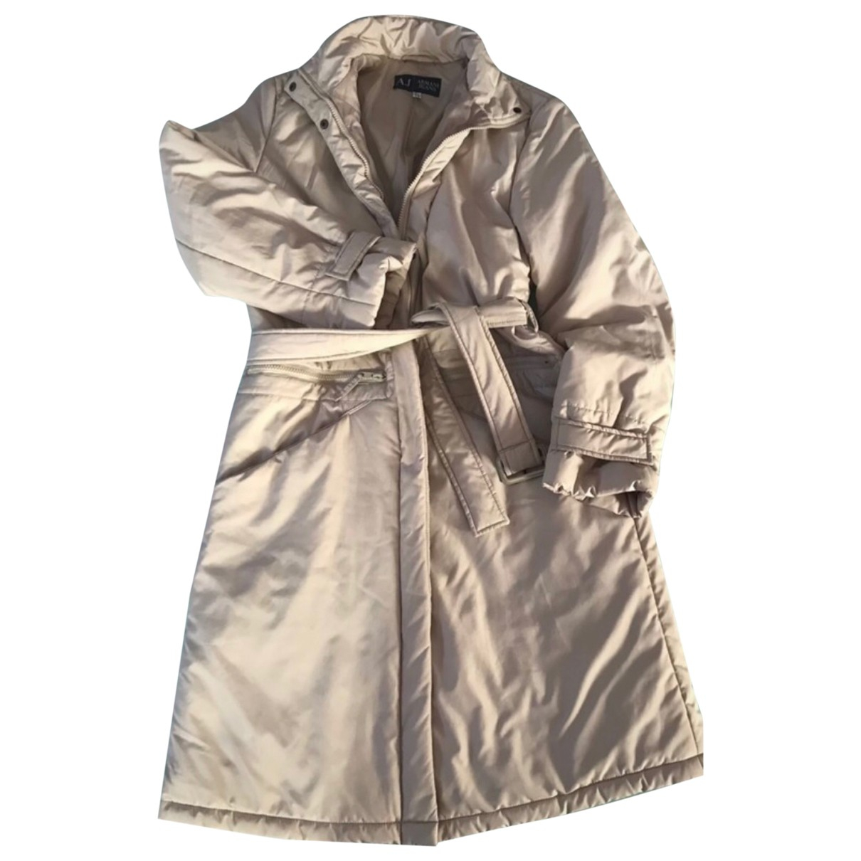 Pre-owned Armani Jeans Trench Coat In 