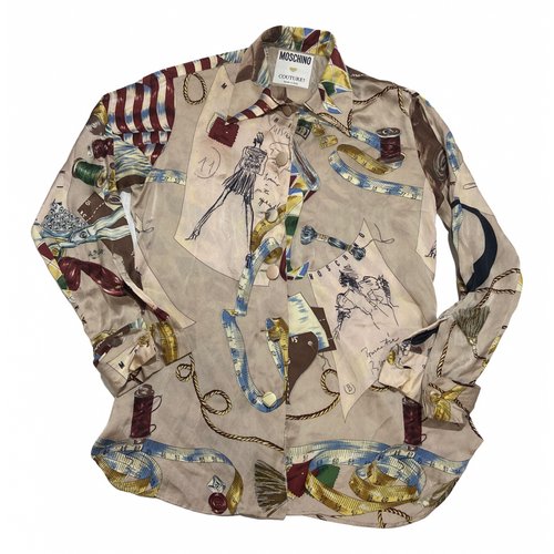 Pre-owned Moschino Silk Blouse In Multicolour
