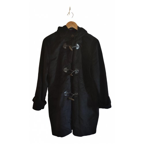 Pre-owned Cinzia Rocca Wool Dufflecoat In Black