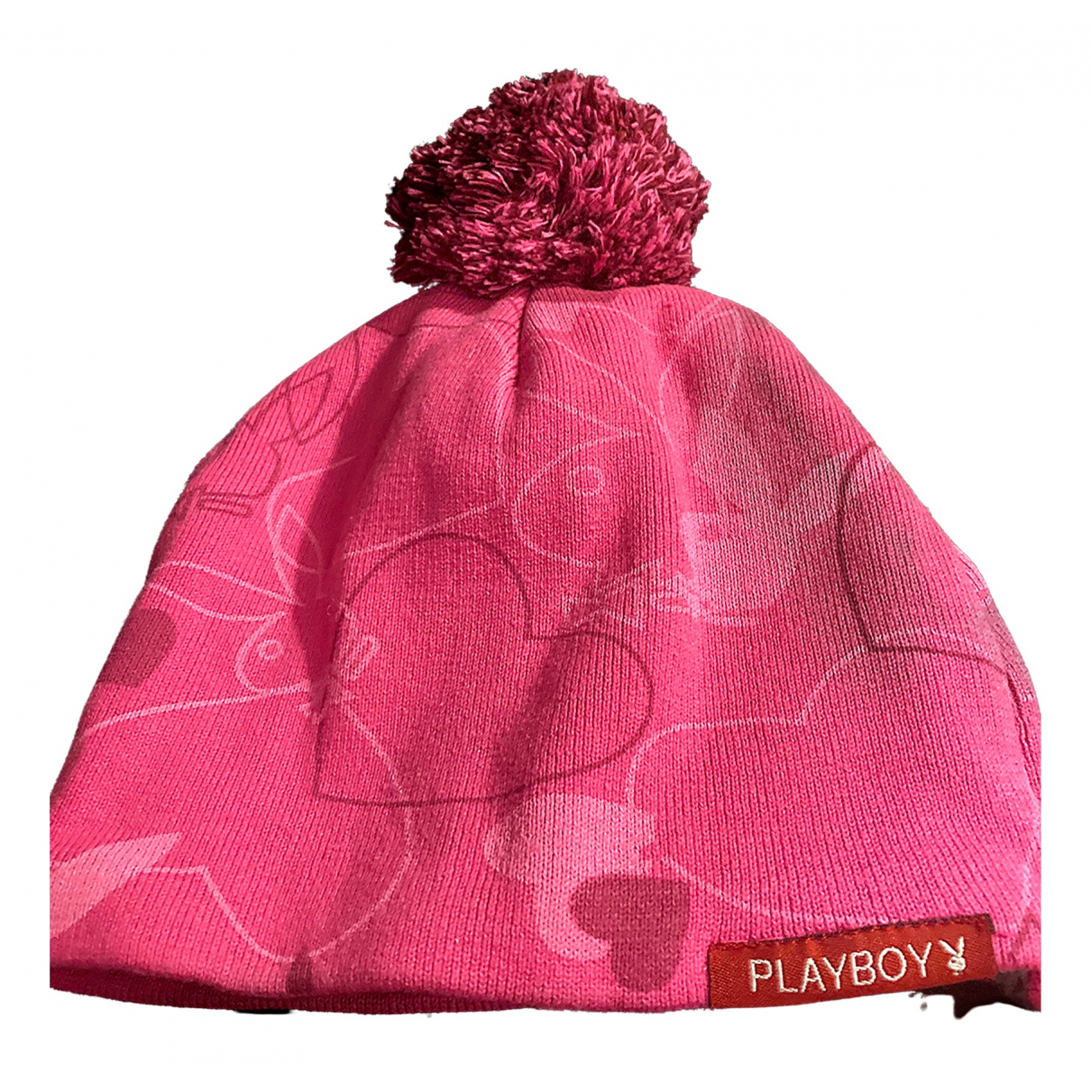 Pre-owned Playboy Beanie In Pink | ModeSens