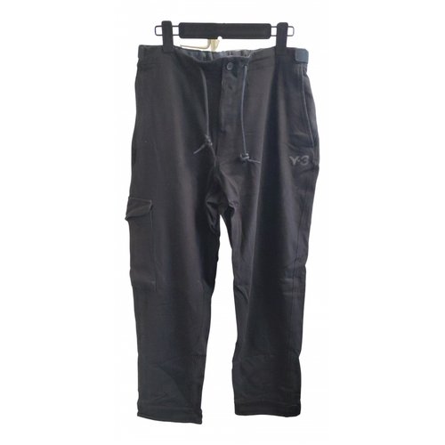 Pre-owned Y-3 By Yohji Yamamoto Trousers In Black