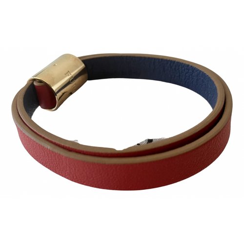 Pre-owned Furla Leather Bracelet In Red