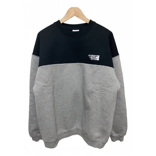Pre-owned Vetements Sweatshirt In Grey