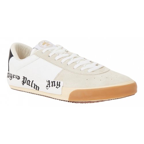 Pre-owned Palm Angels Low Trainers In Beige