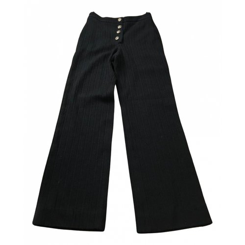 Pre-owned Chanel Large Pants In Navy