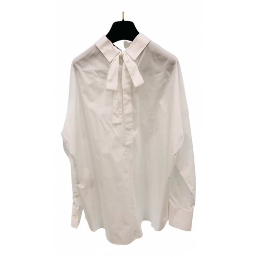 Pre-owned Valentino Blouse In White
