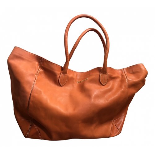 Pre-owned Dsquared2 Leather Handbag In Orange