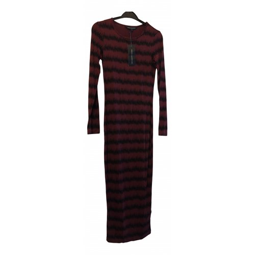 Pre-owned French Connection Dress In Burgundy