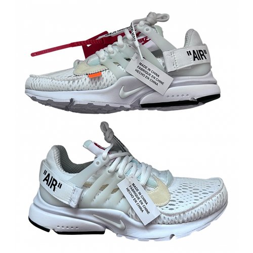 Pre-owned Nike X Off-white Air Presto Cloth Low Trainers In White
