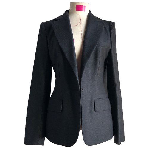 Pre-owned Saint Laurent Cashmere Jacket In Anthracite