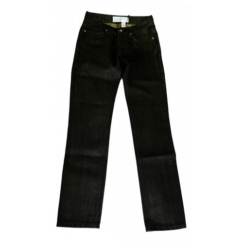 Pre-owned Victoria Beckham Slim Jeans In Black