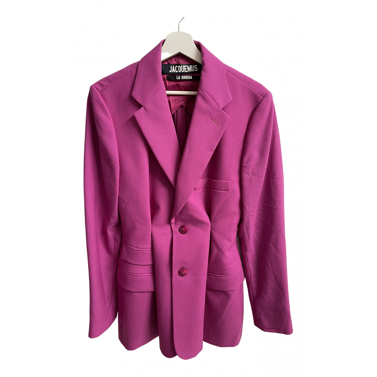 Pre-owned Jacquemus La Riviera Blazer In Pink | ModeSens