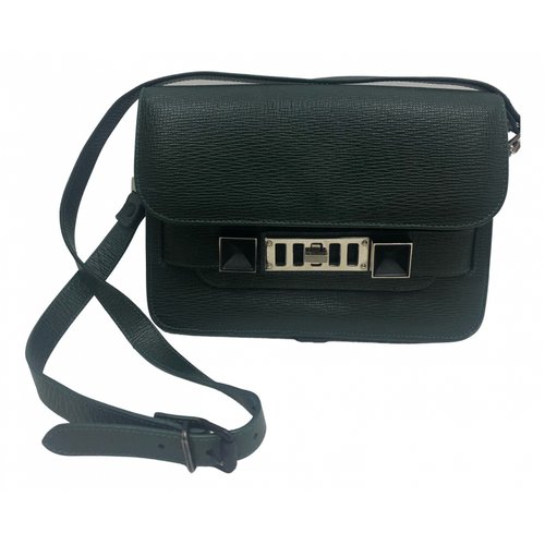 Pre-owned Proenza Schouler Ps11 Leather Handbag In Green