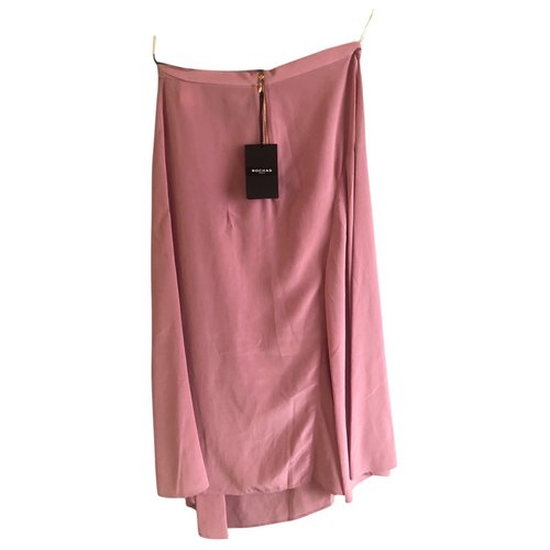 Pre-owned Rochas Skirt In Pink
