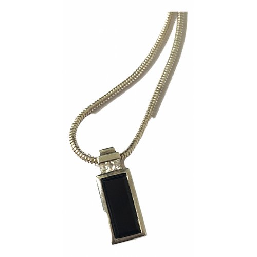 Pre-owned Thomas Sabo Long Necklace In Black