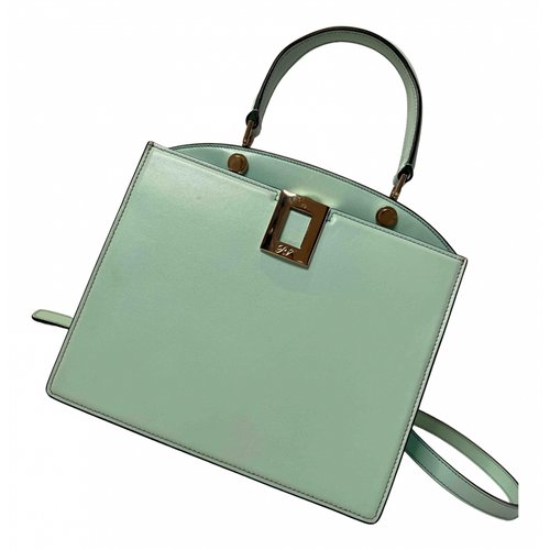 Pre-owned Roger Vivier Leather Handbag In Green