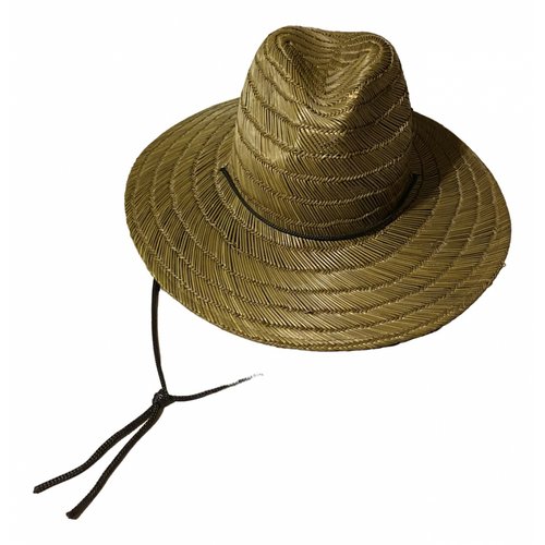 Pre-owned Brixton Hat In Camel