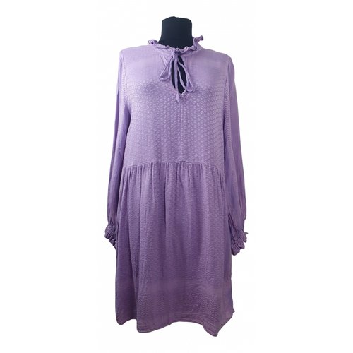 Pre-owned Cecilie Copenhagen Mid-length Dress In Purple