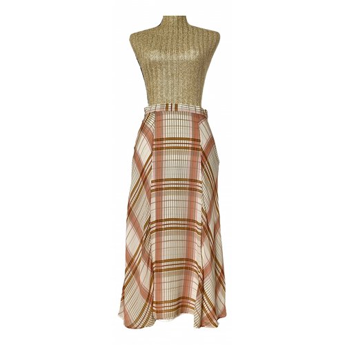 Pre-owned Massimo Dutti Mid-length Skirt In Multicolour