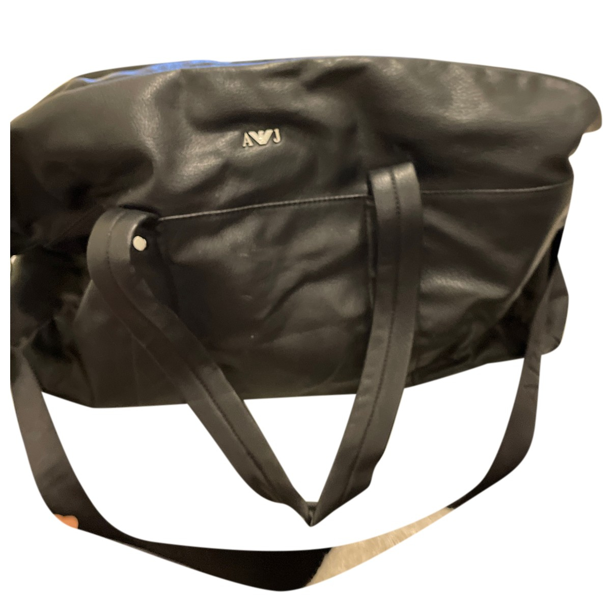 Pre-owned Armani Jeans Leather Travel 