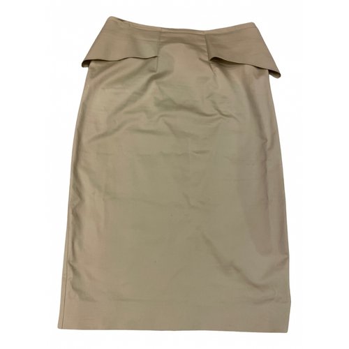 Pre-owned Rm By Roland Mouret Mid-length Skirt In Camel