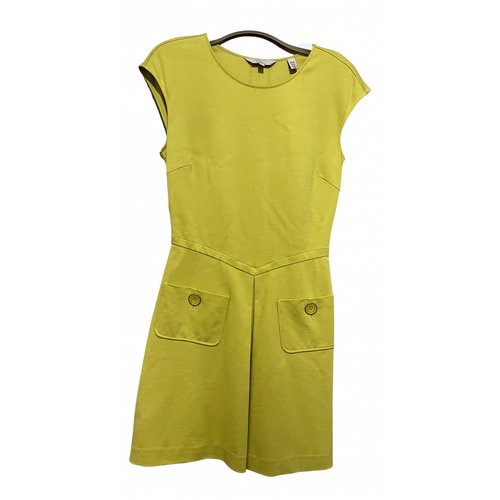 Pre-owned Ted Baker Mini Dress In Yellow