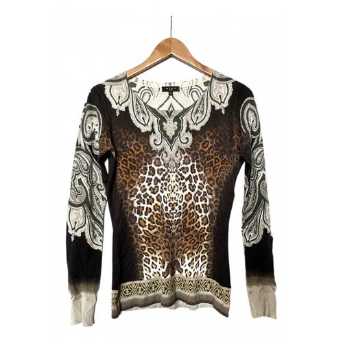 Pre-owned Etro Silk Top In Brown