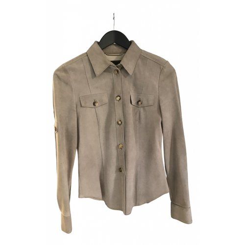 Pre-owned Loro Piana Leather Shirt In Beige