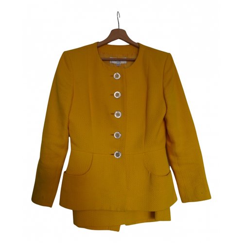 Pre-owned Saint Laurent Suit Jacket In Yellow