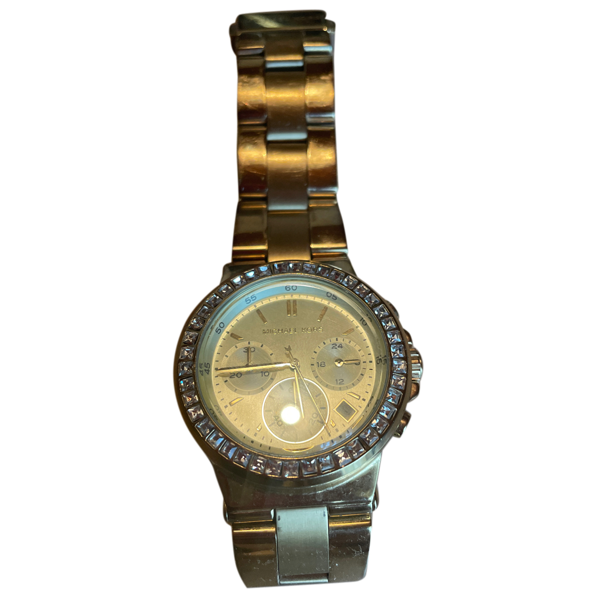 Pre-owned Michael Kors Watch In Gold 