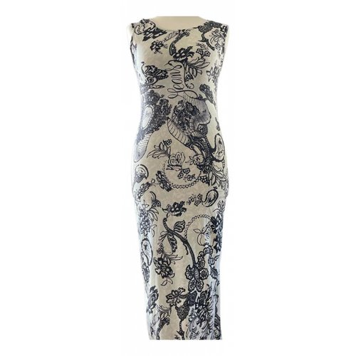 Pre-owned Christian Lacroix Maxi Dress In Blue