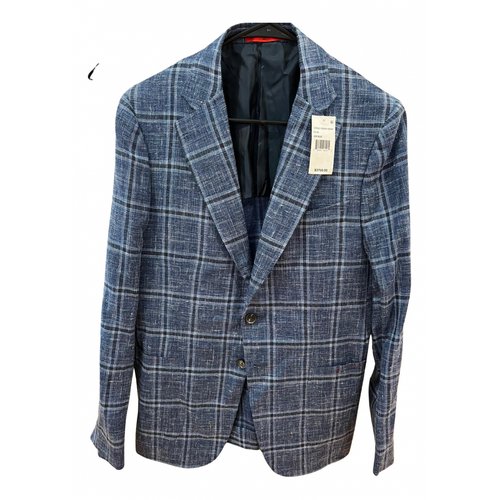 Pre-owned Isaia Wool Jacket In Multicolour