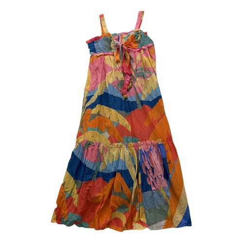 Pre-owned Farm Rio Maxi Dress In Multicolour