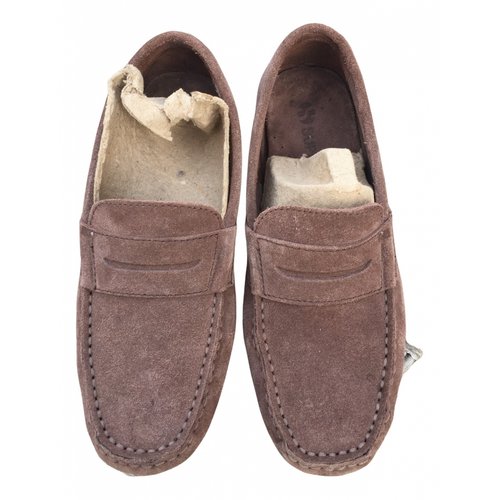 Pre-owned Superga Flats In Brown