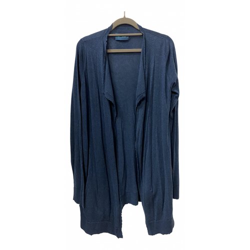 Pre-owned Zadig & Voltaire Cashmere Cardigan In Blue