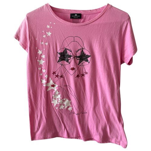 Pre-owned Elisabetta Franchi T-shirt In Pink