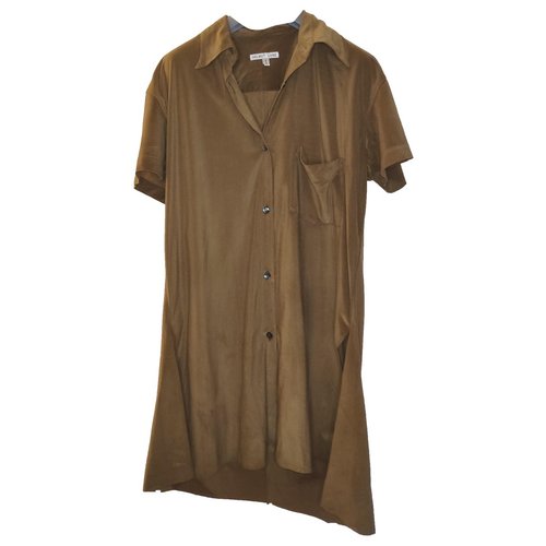 Pre-owned Helmut Lang Mid-length Dress In Brown