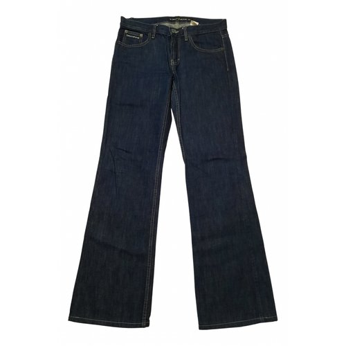 Pre-owned Dkny Bootcut Jeans In Blue