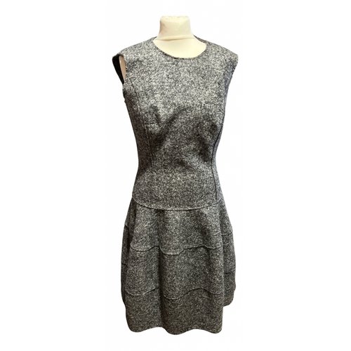 Pre-owned Michael Kors Cashmere Mid-length Dress In Grey