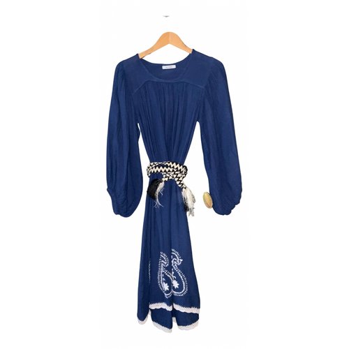 Pre-owned V. De. Vinster. Mid-length Dress In Blue