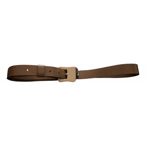 Pre-owned Marni Leather Belt In Brown