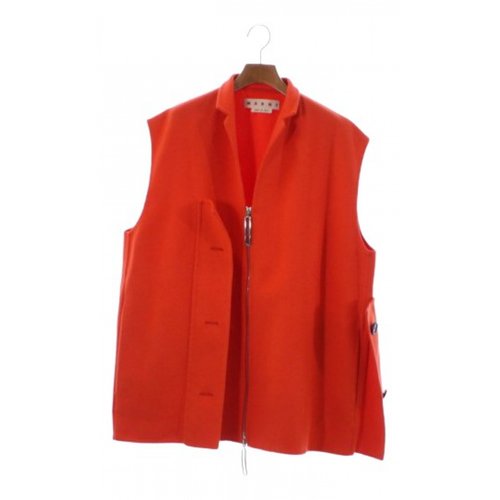 Pre-owned Marni Wool Jacket In Orange