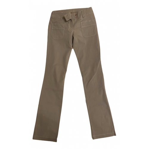 Pre-owned Daniele Alessandrini Trousers In Brown